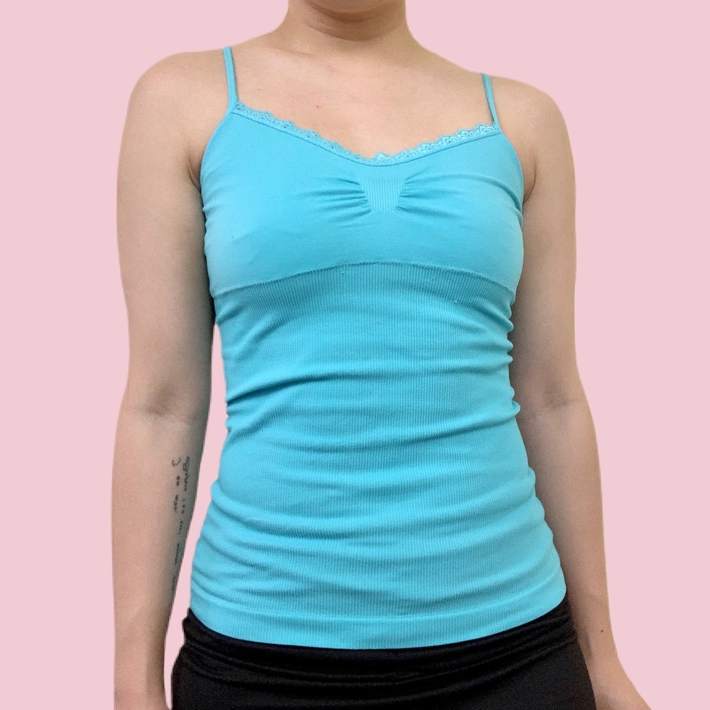 Baby Blue y2k tank top